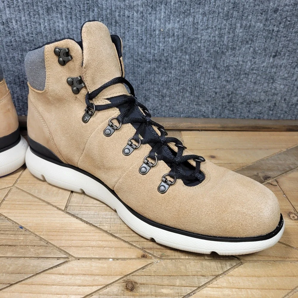 Cole Haan Zerogrand Omni Hiker Mens 11.5 Waterproof Hiking Boots Beige C35580